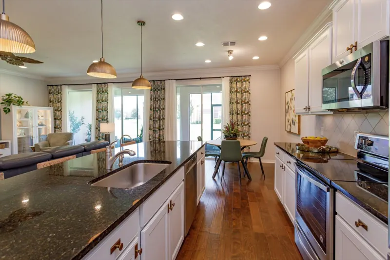 Kitchen looking toward the great room